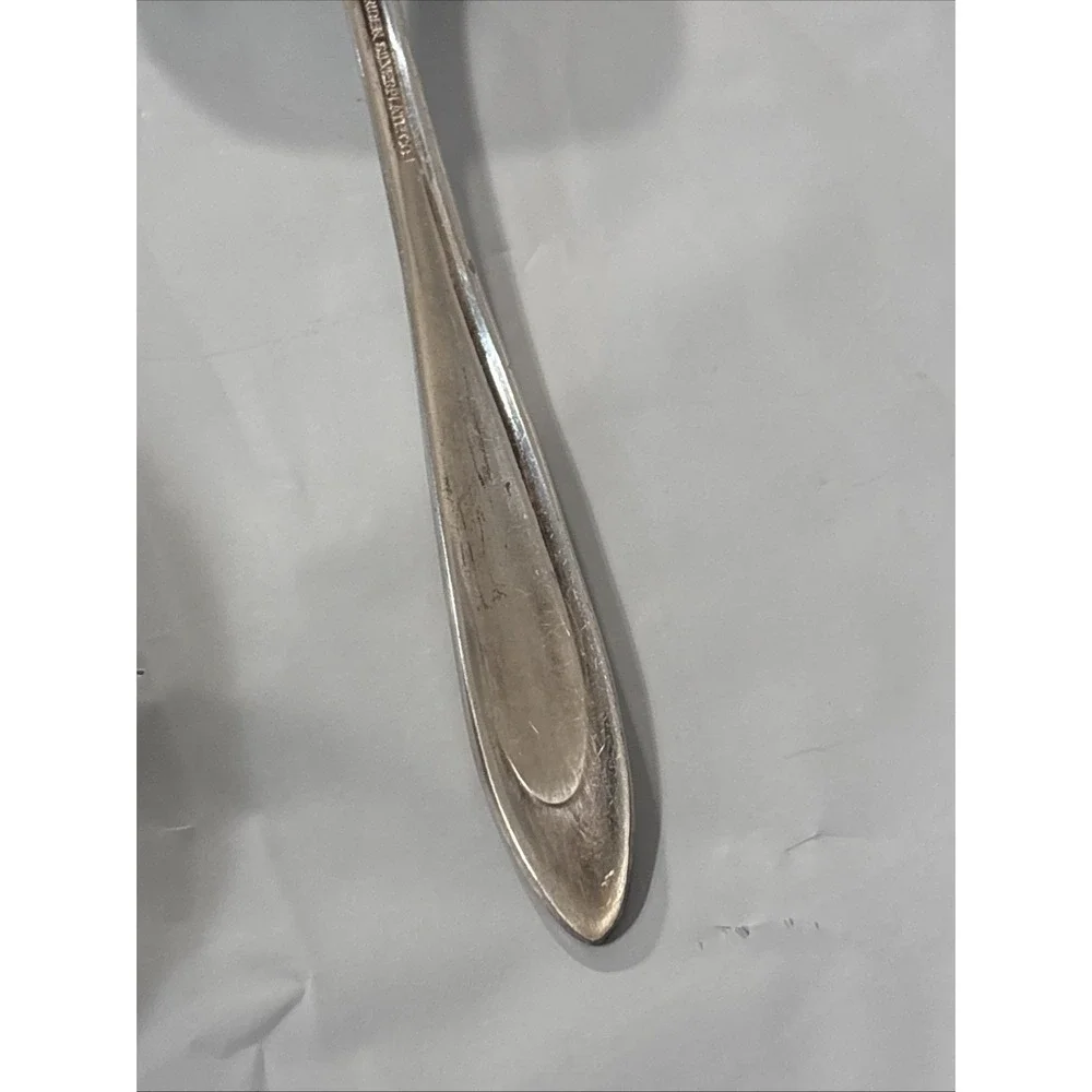 Vintage! MERIDEN SILVER CO. Large Pie/Cake Silver-Plated Server First Lady 1960s